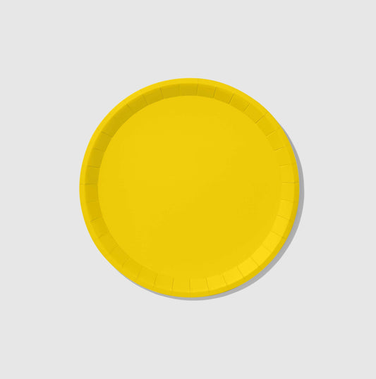 Sunshine Yellow Classic Large Plates (10 Count)