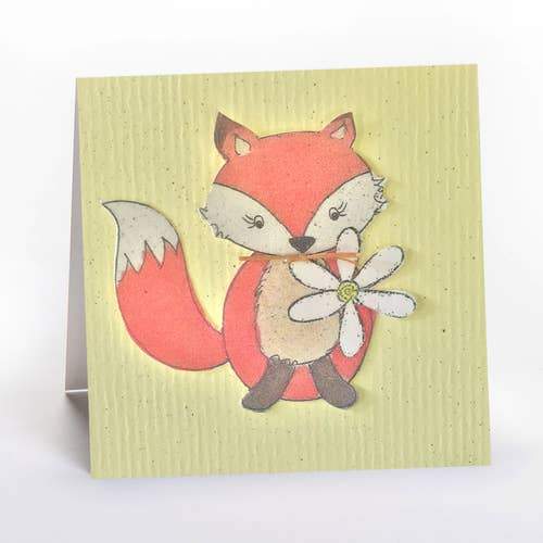 Fox Gift Enclosure Card