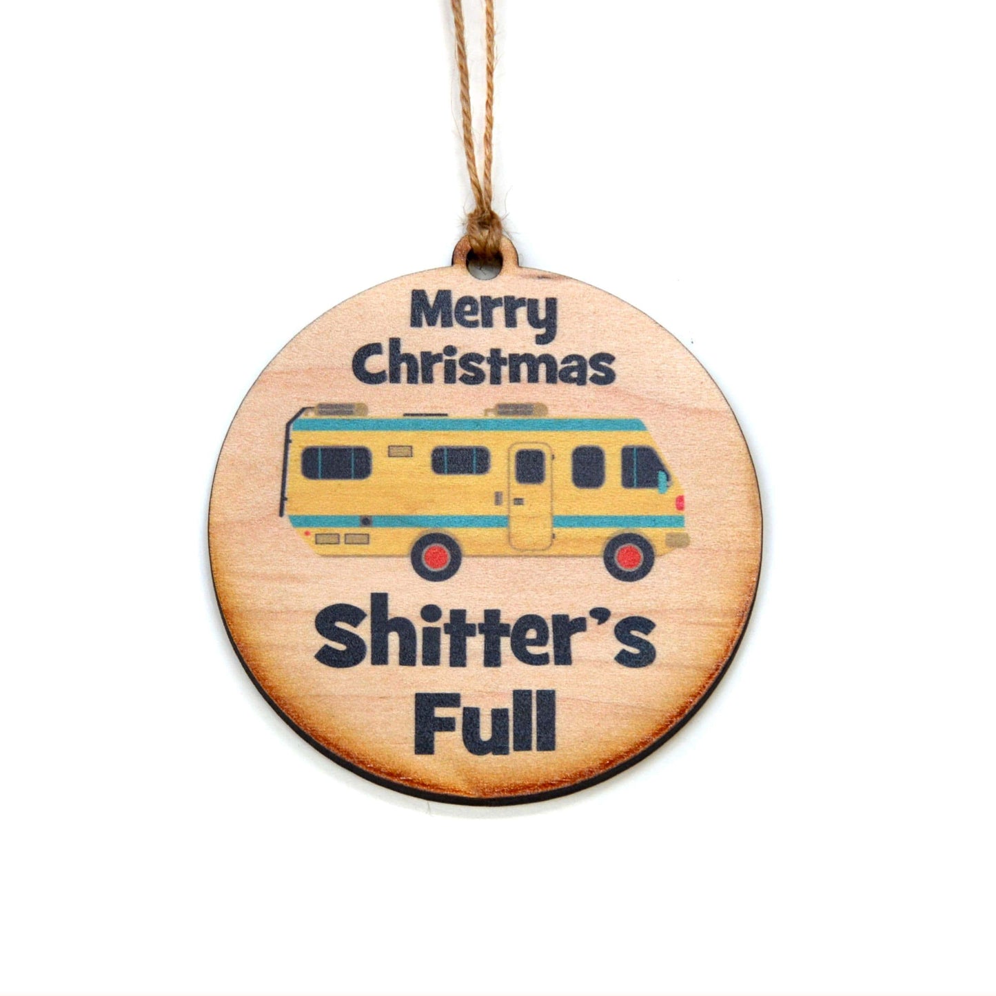 Merry Christmas Shitter's Full Christmas Ornament