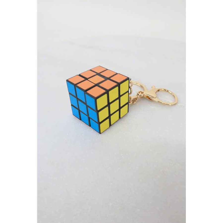 Classic Puzzle Magic Cube Keychain