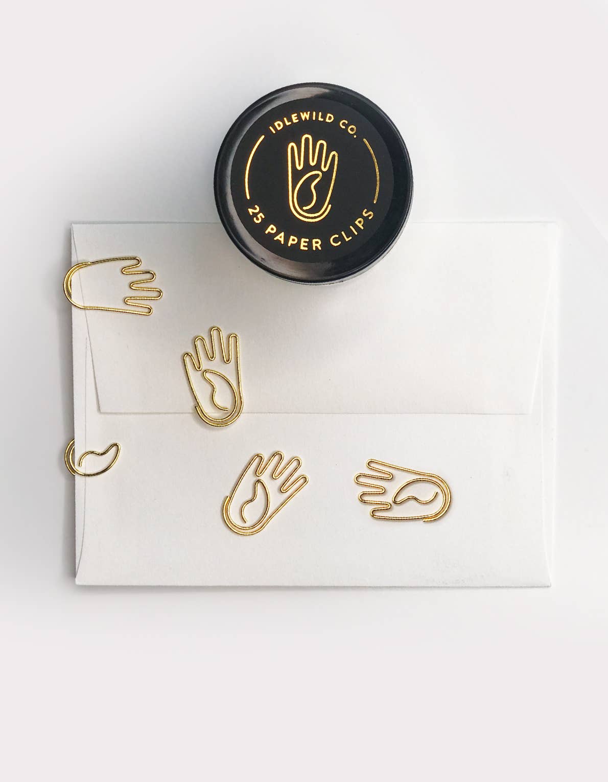 Hand Gold Plated Paper Clips