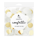 White & Gold Confetti