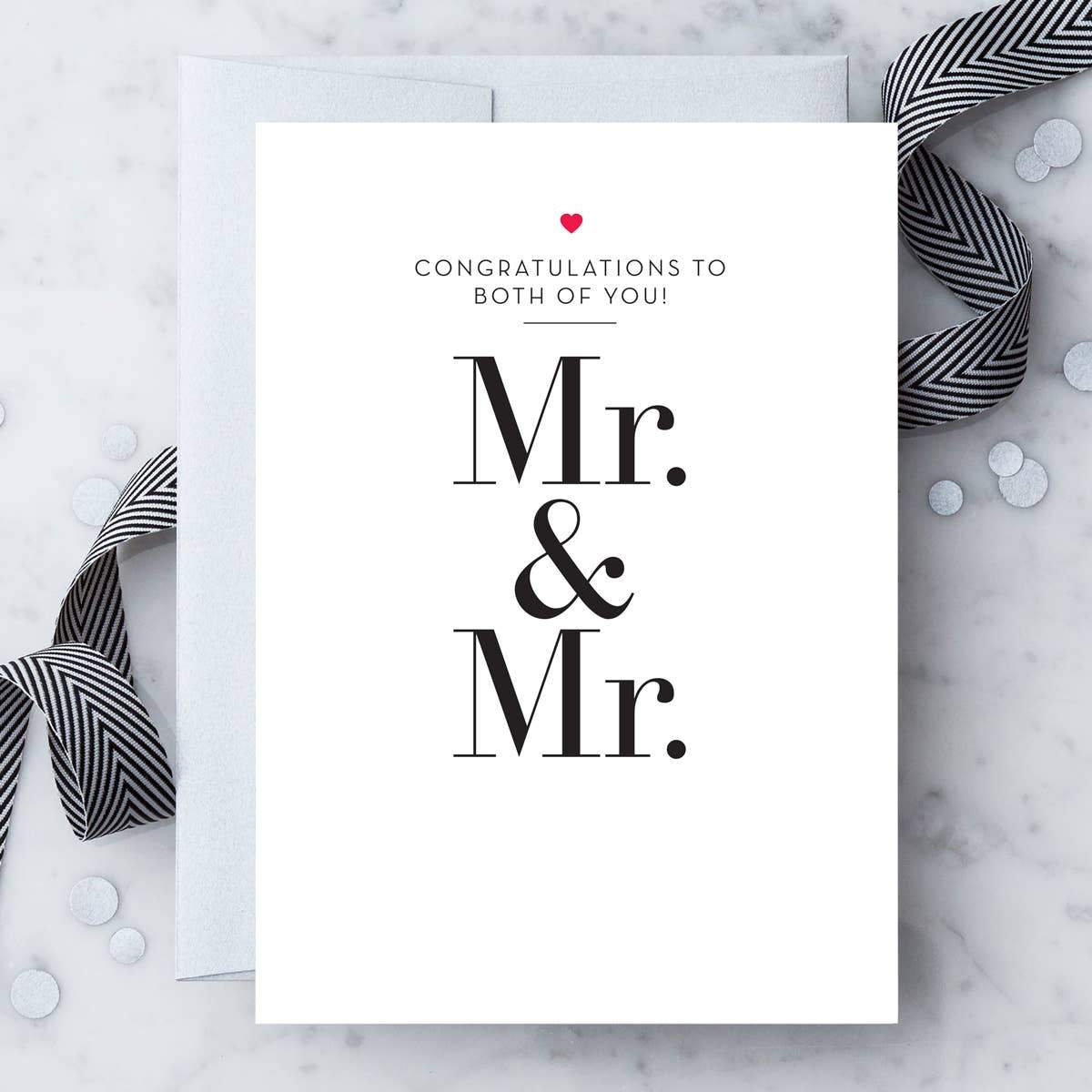 Mr. & Mr. Card - Congratulations!