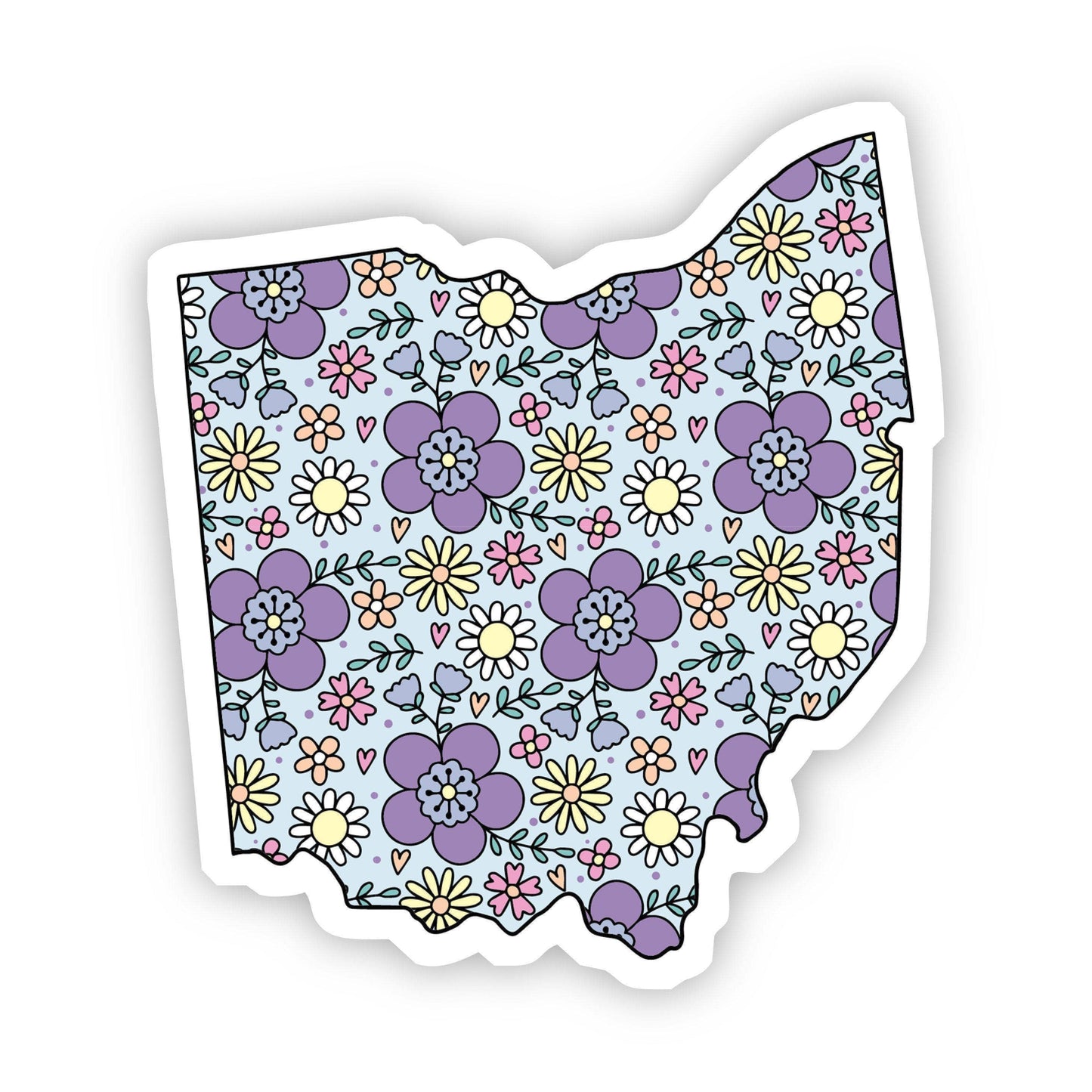 Ohio Floral Sticker