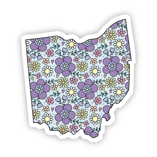 Ohio Floral Sticker