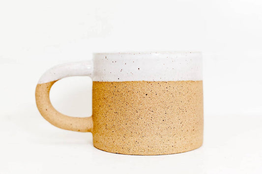 Handmade & Dipped Clay Mug