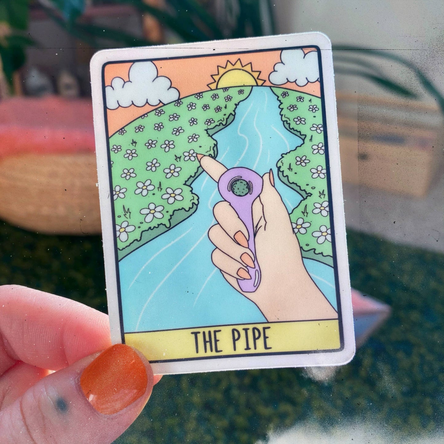 Tarot Card: The Pipe Sticker