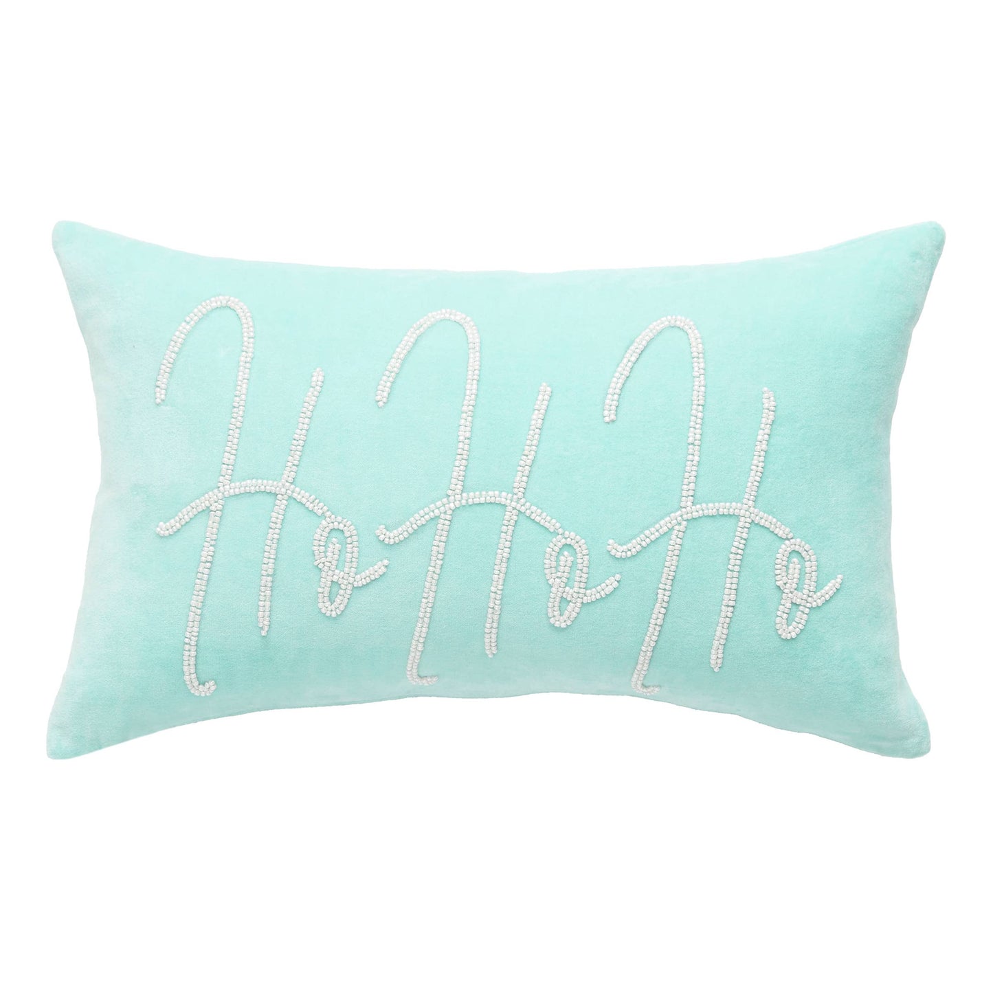 Ho Ho Ho Velvet Pillow