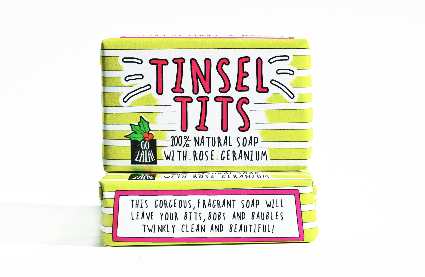 Tinsel Tits Christmas Soap Funny Stocking Filler Stuffer