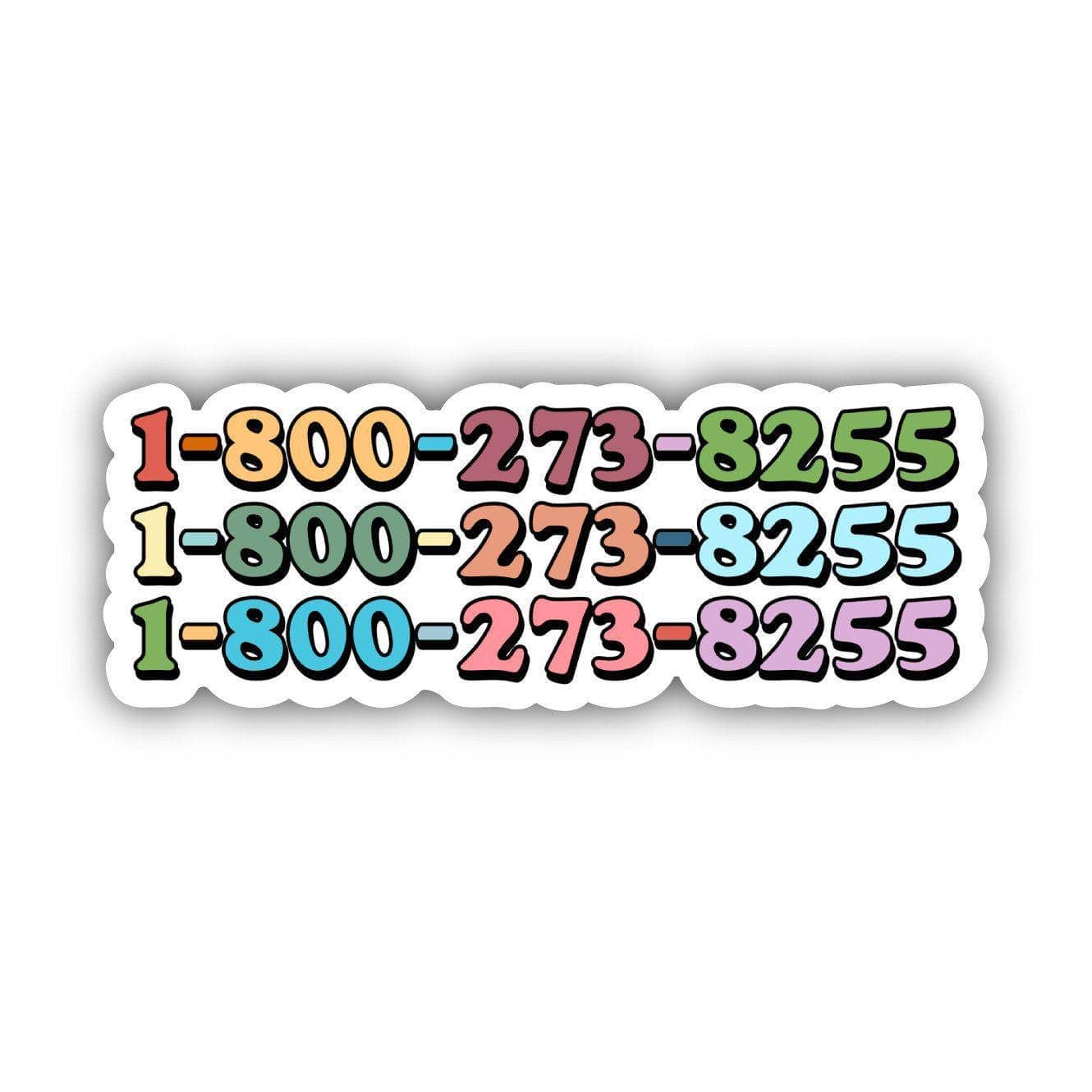 National Suicide Prevention Lifeline Sticker