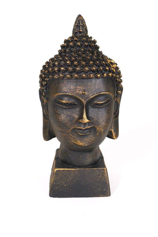 Home Buddha Head Statue, Cast Resin