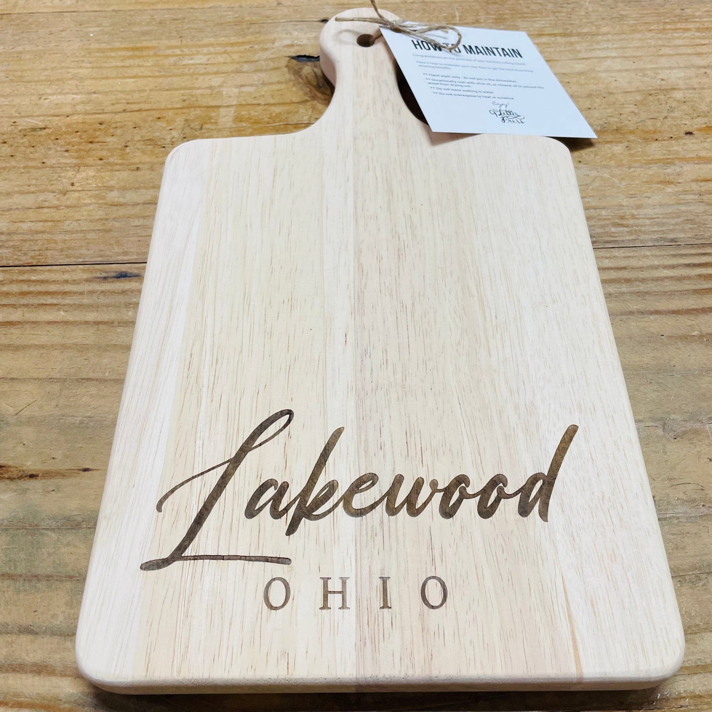 Lakewood, Ohio Cutting Board