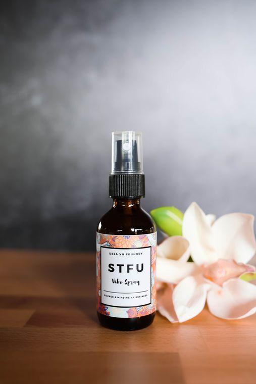 STFU: Calming Lavender and Vanilla All Naturall Room Vibe Spray 2oz