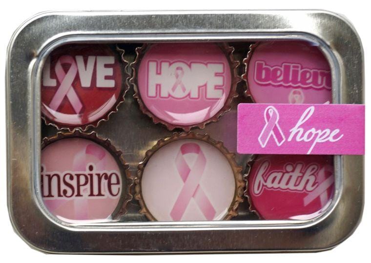 Hope Breast Cancer Awareness Magnet - Six Pack
