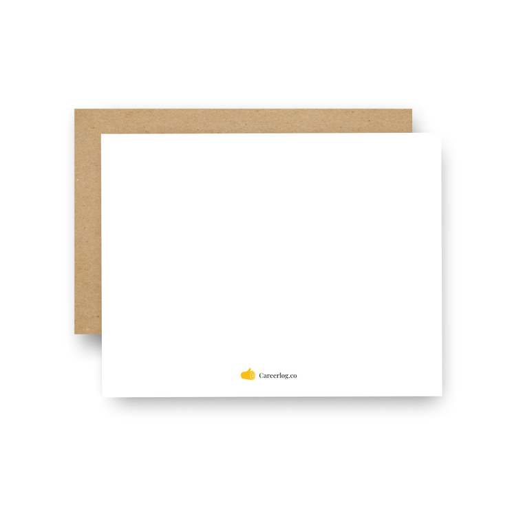 You've always supported my career pivots - New Job / Graduation Notecard