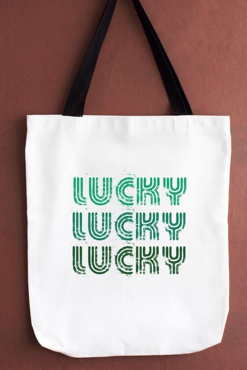Green Lucky Stack St Patrick's Day Tote Bag